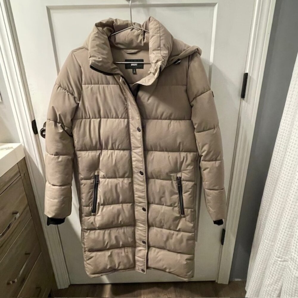 DKNY Tan Puffer Jacket